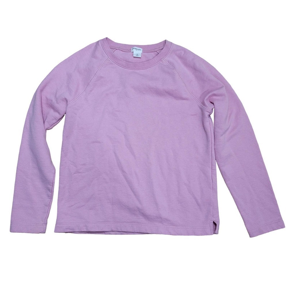 J Crew Factory Girls 12 Pink Sweater Sequin Star Elbow Patch
